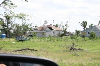 Entering town, I can immediately see the progress combined with the contrast of no progress