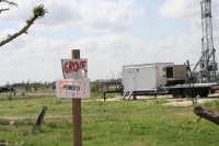 New street signs; it is actually harder now to find our way around than after the tornado