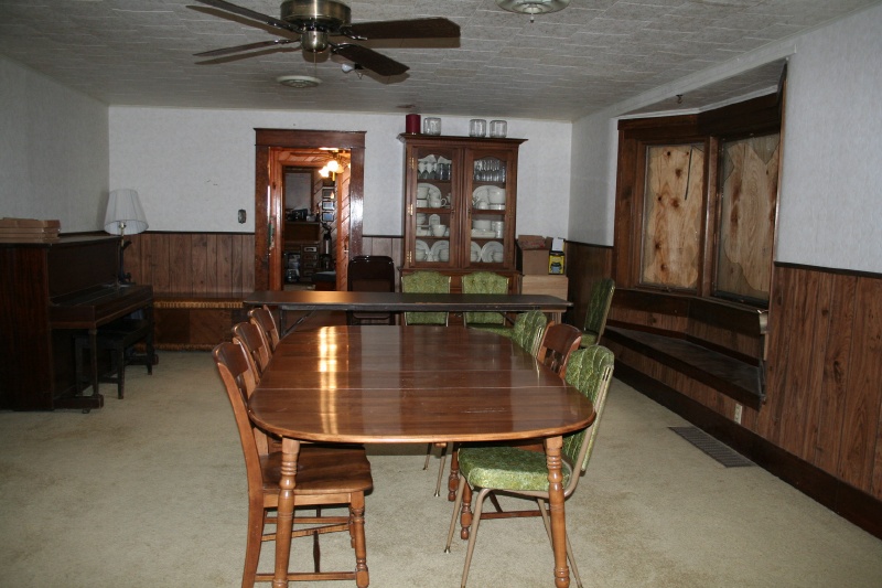 Kim's living room is used for school board meetings now