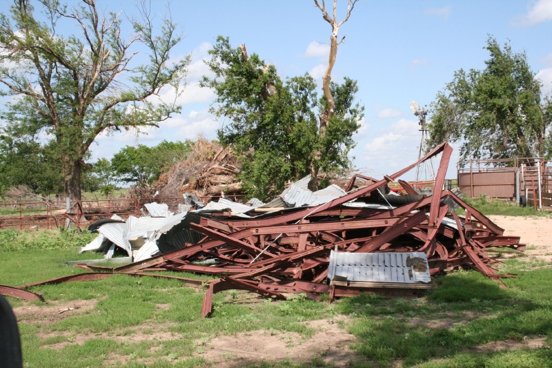 And metal piles