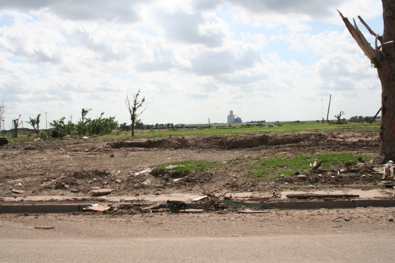 Lot after lot is a hole where a home and basement used to be