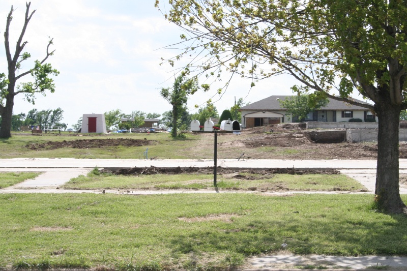 Notice the mailboxes; try to imagine house after house gone in your town... you can't