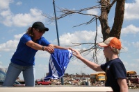 Donated uniforms
