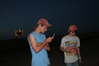 Kasey sends one of 500 text messages the first week...yes, I did say 500!