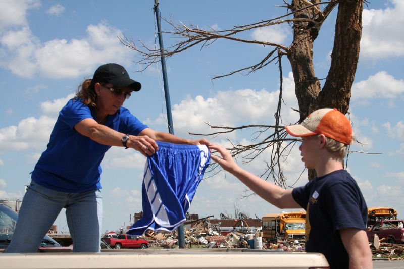 Donated uniforms