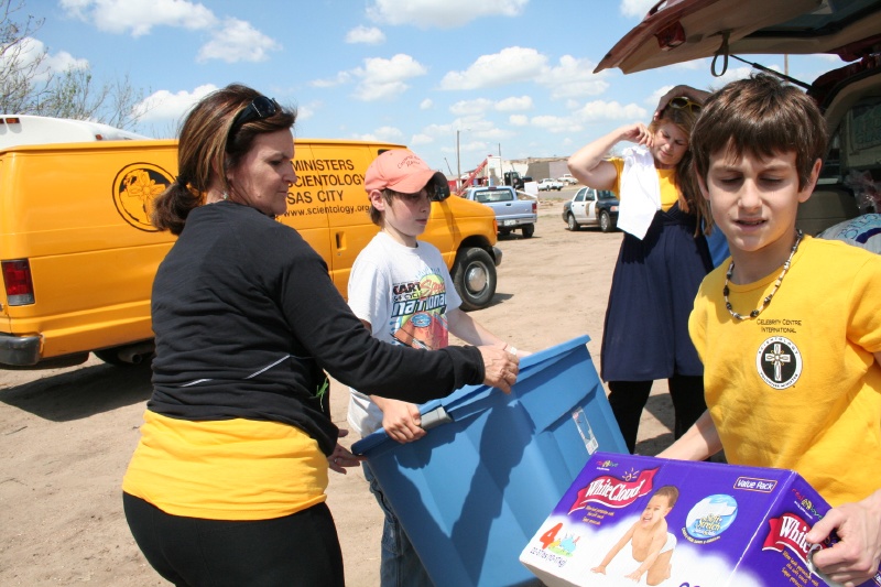 And we also donate some of our donations to them