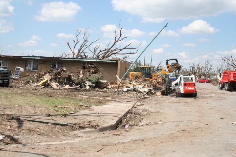Clean Up Begins in Full Force