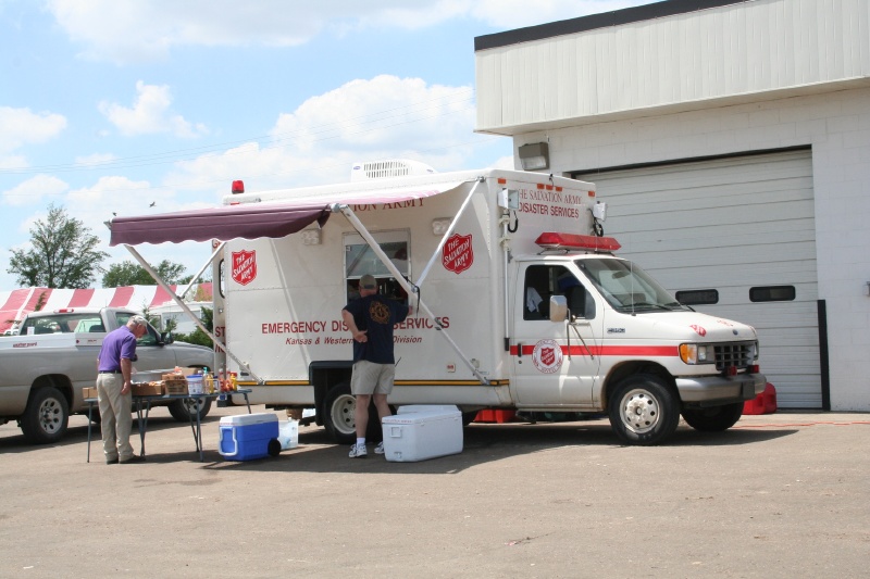 Salvation Army Trucks are now seen all over town