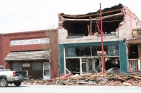 A building stands on main street