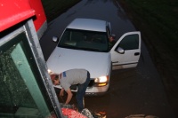 The guy doesn't even have to leave his vehicle