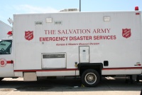 Salvation Army continues to serve meals and everyone is impressed with their dedication
