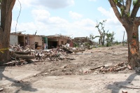 while the people beside abandoned the place and never even returned for their clothes!