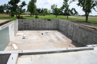 And if you didn't know, you might think they were starting to build a new home instead of having just removed their home