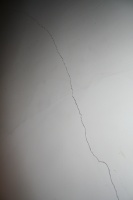 Every single wall has a crack.