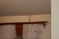 And dirt coming in, probably from when the house was originally built or from the dust bowl of the dirty 30's.