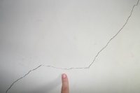 All angles of cracks and all sizes...