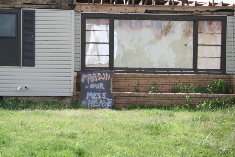 Pardon our mess please; only a few signs still remain