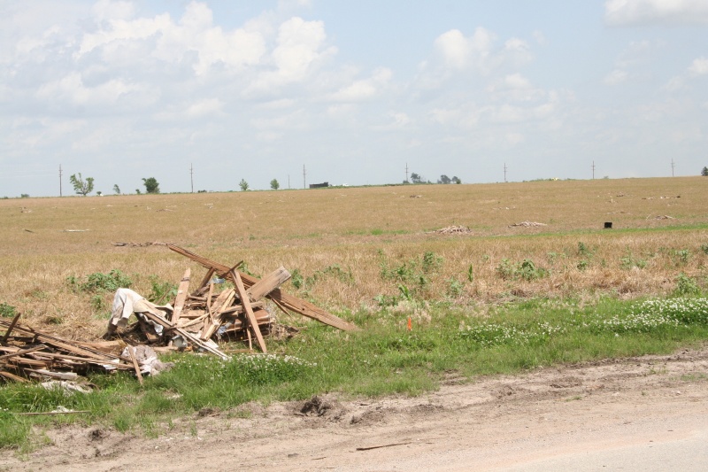 And walkers have been putting debris in to piles...