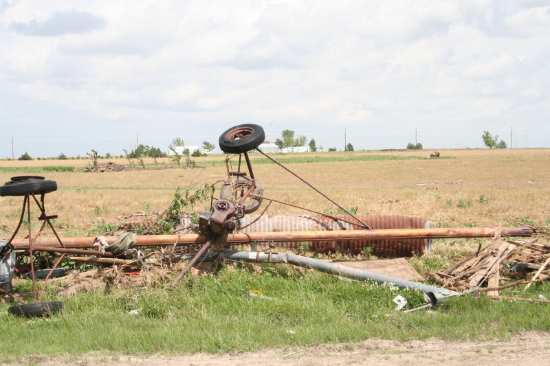 This field was completely covered with this type of debris...