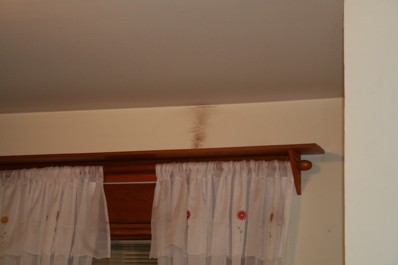 And dirt coming in, probably from when the house was originally built or from the dust bowl of the dirty 30's.