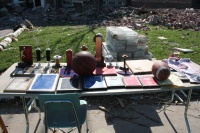 Some things salvaged from the school