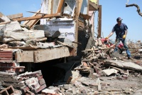Amazing how hard it is to finish what the tornado started