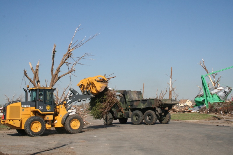 And this is how each load is picked up and hauled away