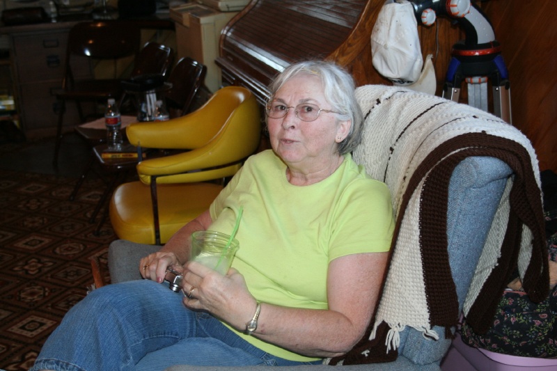 Grandma Linda takes a break