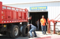 Tire company continues to do big business - this is our second trip