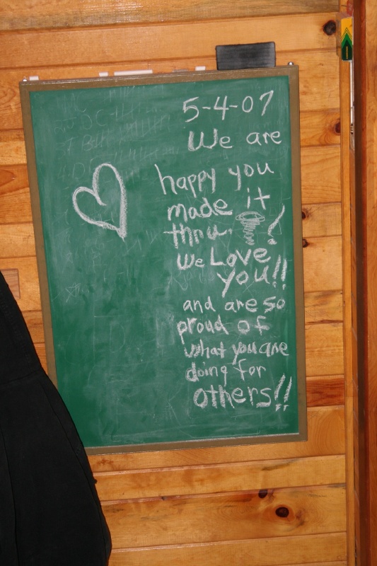 Note left by Grandma Linda
