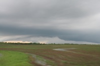 Friday night was the Tornado, and Saturday brought another tornado 2 miles South of Town