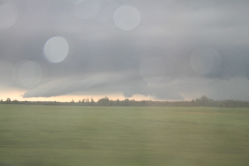 Leaving Greensburg Sunday - A Wall Cloud