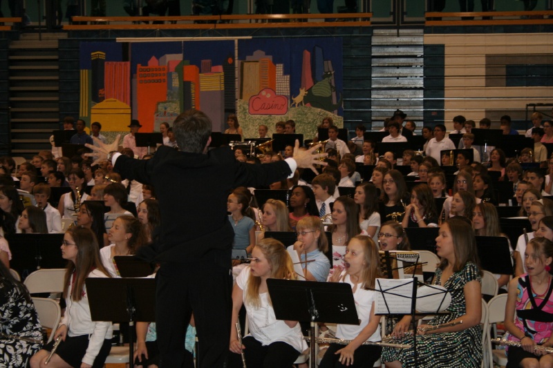 My son's class (he is Percussion in back row)