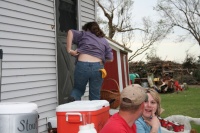 Instead of showing clevage to get FEMA to do something, I think the joke was around a tatoo that I don't have
