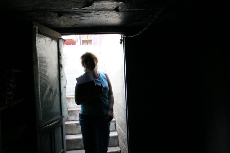 The first view of a VERY clean storm shelter