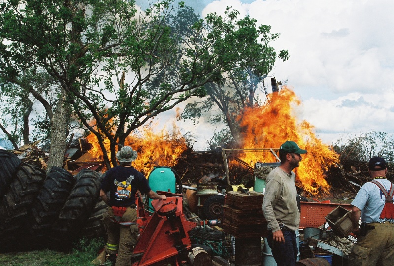 Controlled burn so it goes well