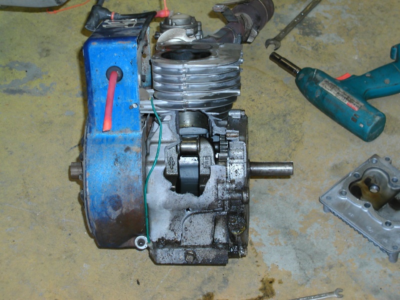 Blown Engine - See the big hole!