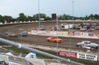 In the front of the pack