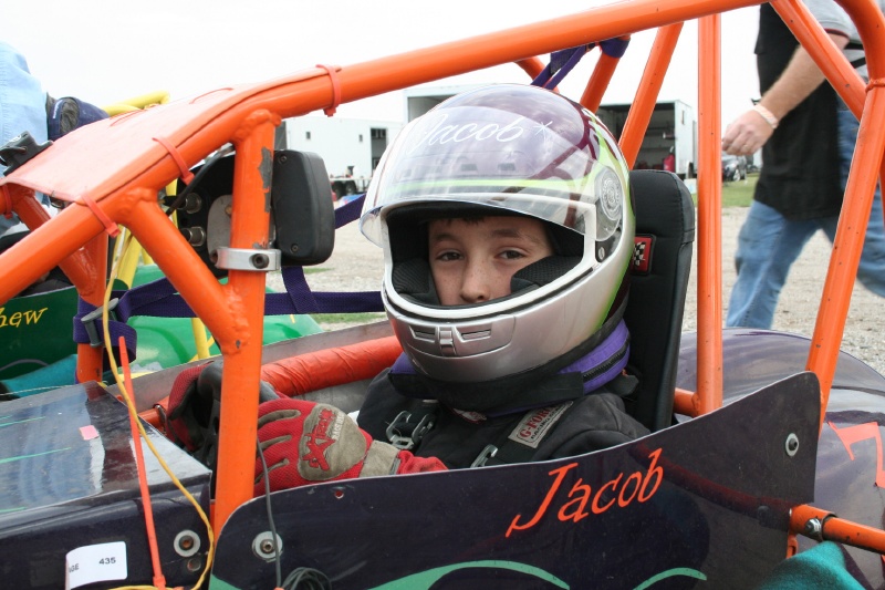 Jacob Ready to Race