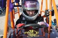 The peanut is ready to go racing!