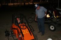 Change from driving Hornet to Kage Kart!