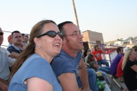 Friends Lori and Chad make their second race