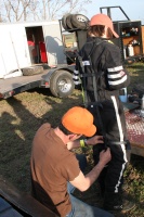 Adjusting the harness