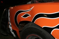 Front panel of driver's side.  Like I said, every single panel has a dent.