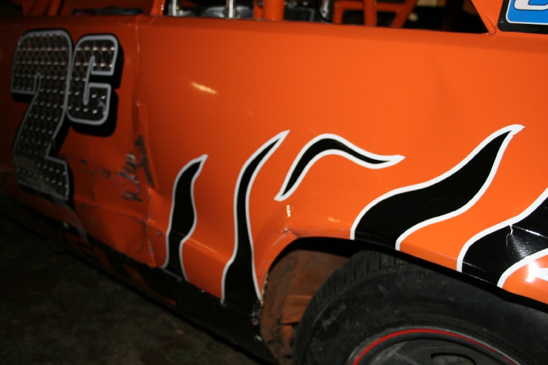 Driver's side has less damage