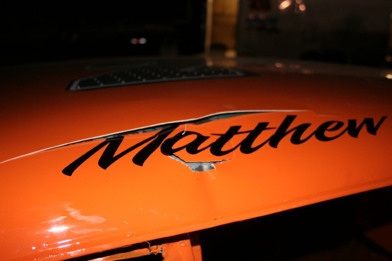 Even the ROOF is damaged!