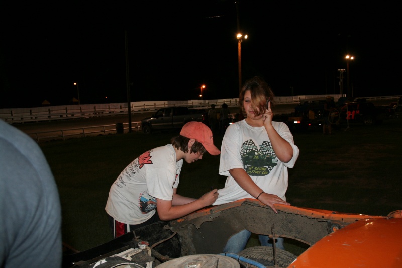 Signing an autograph