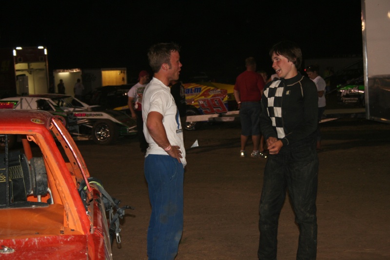 Driver's congratulate Matthew