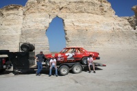 Pit Stop at Monument Rocks