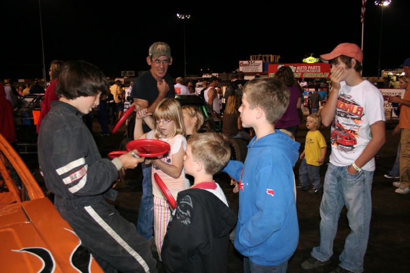 Signing autographs
